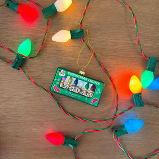 Vintage Christmas Lights Ornament