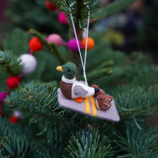 Ducks Crossing Ornament