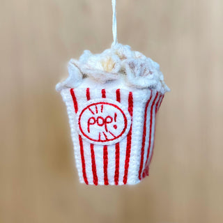 Movie Popcorn Ornament