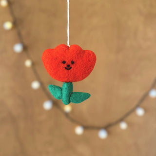 Felt Flower Ornament