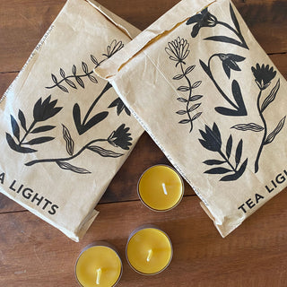 Beeswax Tealight Candles