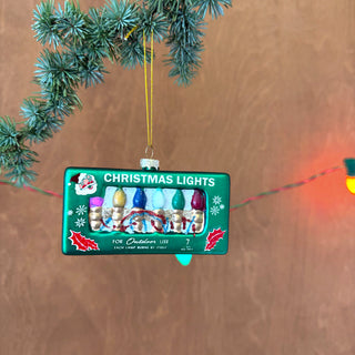 Vintage Christmas Lights Ornament