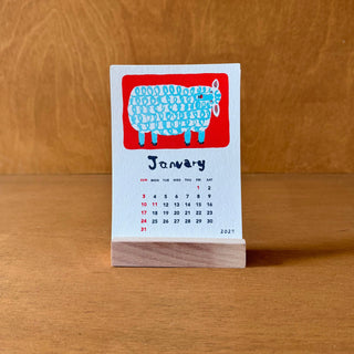 2027 Miroco Machiko Animals Stand Calendar