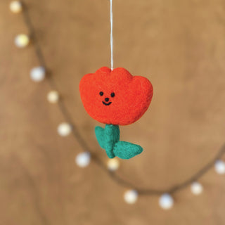 Felt Flower Ornament
